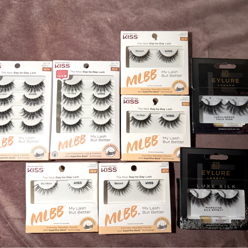 KISS My Lash But Better (MLBB) sets - NEW! sold as a lot!